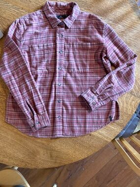 Volcom Pink Button-Down Shirt